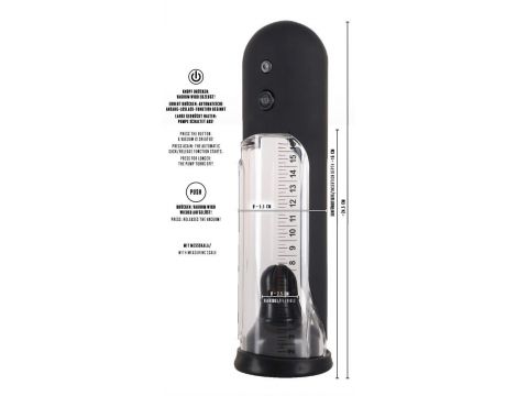 Automatyczna pompka do penisa Rebel 24,5 cm - 13