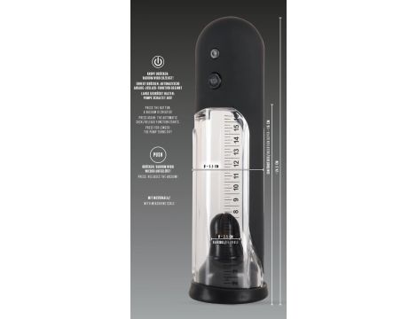 Automatyczna pompka do penisa Rebel 24,5 cm - 10