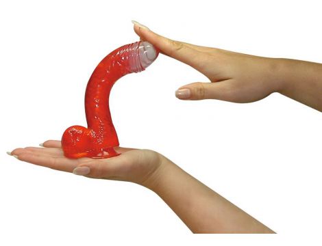 Dildo realistyczne z jądrami NMC PVC 17 cm - 4