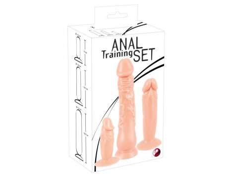 Zestaw dildosów analnych treningowych You2Toys TPE - 2