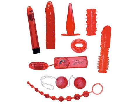 Czerwony 9 częściowy zestaw erotyczny You2Toys - 4