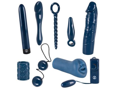 Zestaw erotyczny 9 elementów You2Toys Midnight Blue - 3