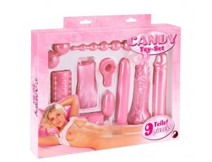 Zestaw 9 zabawek erotycznych You2Toys różowy cukierkowy
