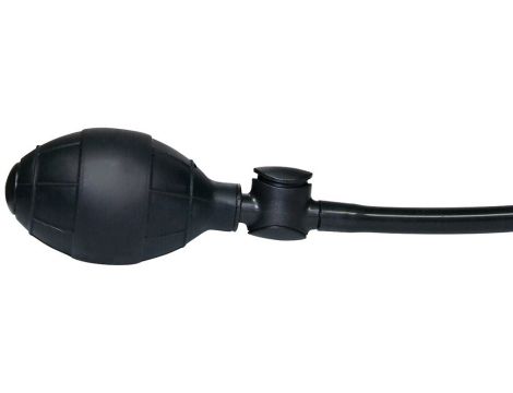Wibrujący pompowany korek analny silikonowy You2Toys czarny 17 cm - 9
