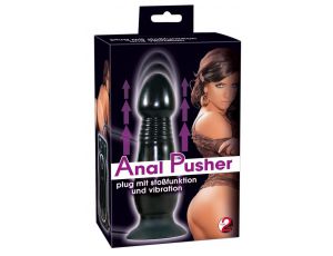 Korek analny wibrujący pchający ssący You2Toys 16 cm TPE