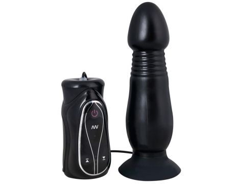 Korek analny wibrujący pchający ssący You2Toys 16 cm TPE - 3
