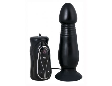 Korek analny wibrujący pchający ssący You2Toys 16 cm TPE - 4