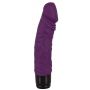 Wibrator realistyczny Vibra Lotus fioletowy 20 cm - 5
