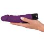 Wibrator realistyczny Vibra Lotus fioletowy 20 cm - 8