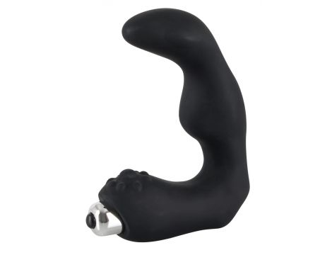 Masażer prostaty Rebel silikonowy 12 cm czarny srebrny - 3