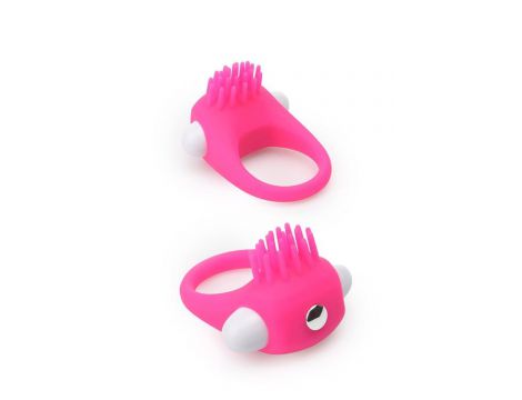 Wibrujący pierścień erekcyjny silikonowy Dream Toys różowy - 2