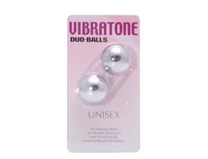 Kulki duo Vibratone srebrne