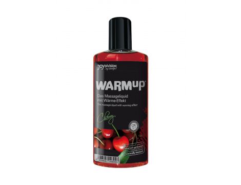 Olejek rozgrzewający do masażu JoyDivision WARMup wiśniowy 150 ml
