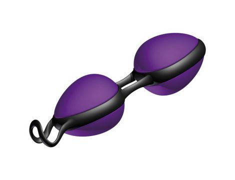 Kulki silikonowe Joyballs secret fioletowo czarne - 2