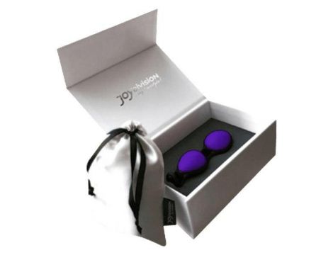 Kulki silikonowe Joyballs secret fioletowo czarne - 6