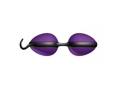 Kulki silikonowe Joyballs secret fioletowo czarne - 7
