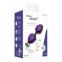 Kulki silikonowe Joyballs secret fioletowo czarne - 2