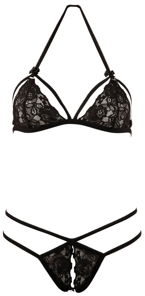 lace set black s