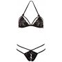 Komplet koronkowy Cottelli LINGERIE czarny S - 9