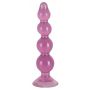 Kule analne You2Toys przezroczysto fioletowe 4 kulki 13 cm - 5