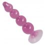 Kule analne You2Toys przezroczysto fioletowe 4 kulki 13 cm - 7