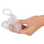 Przezroczysta przedłużka na penisa Crystal 11 cm z pierścieniem - 12