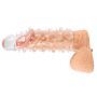 Przezroczysta przedłużka na penisa Crystal 11 cm z pierścieniem - 13