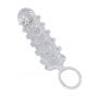Przezroczysta przedłużka na penisa Crystal 11 cm z pierścieniem - 7