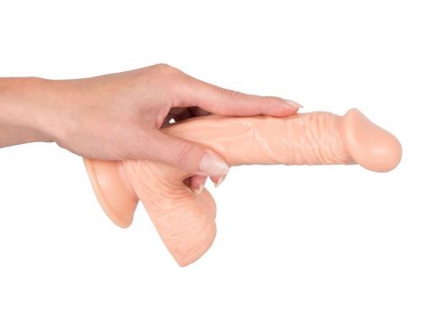 Cyberskórzane dildo European Lover medium 20 cm - 14