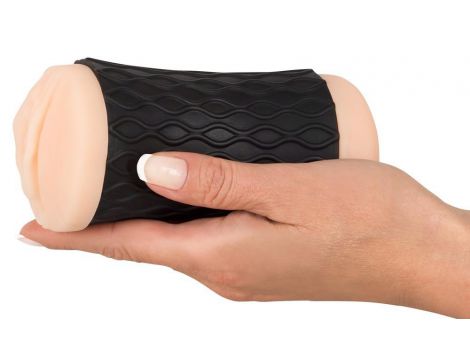 Masturbator Nature Skin z pochwą i odbytem skóra 14 cm - 10