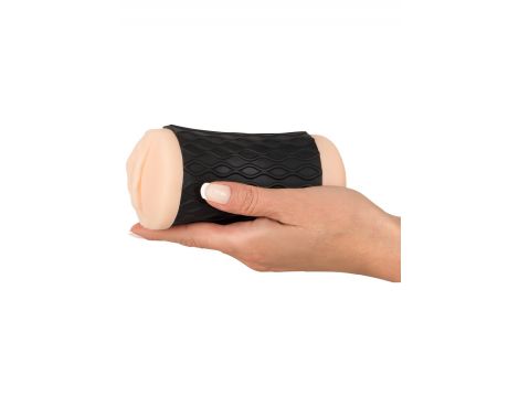 Masturbator Nature Skin z pochwą i odbytem skóra 14 cm - 7