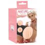 Masturbator Nature Skin z pochwą i odbytem skóra 14 cm - 3