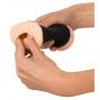 Masturbator Nature Skin z pochwą i odbytem skóra 14 cm - 13