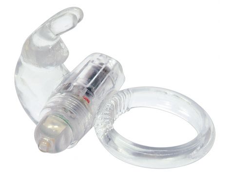 Miękki przezroczysty pierścień wibrujący z króliczkiem You2Toys TPE - 3