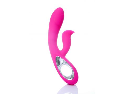Wibrator punktu G silikonowy Lyla 12 funkcji USB różowy - 8