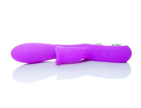 Wibrator punktu G Lyla silikonowy 12 funkcji USB fioletowy wodoodporny - 4