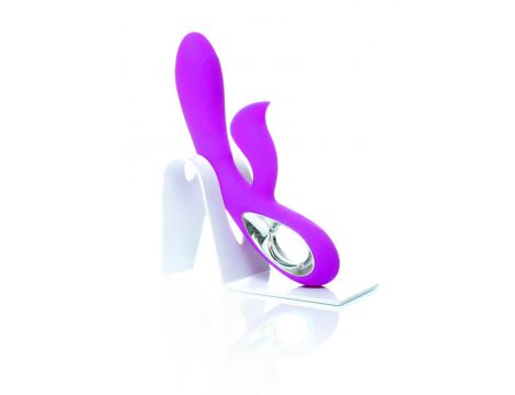 Wibrator punktu G Lyla silikonowy 12 funkcji USB fioletowy wodoodporny - 5