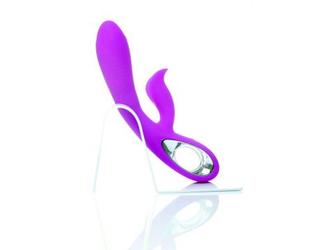 Wibrator punktu G Lyla silikonowy 12 funkcji USB fioletowy wodoodporny - 6