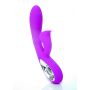 Wibrator punktu G Lyla silikonowy 12 funkcji USB fioletowy wodoodporny - 12