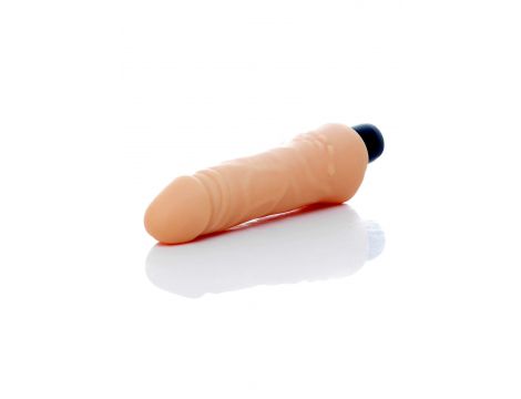 Wibrator realistyczny Hurricane cyber skórzany 18,5 cm - 3