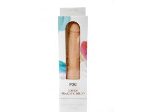Realistyczne dildo cyberskóra 19,5 cm z przyssawką wodoodporne
