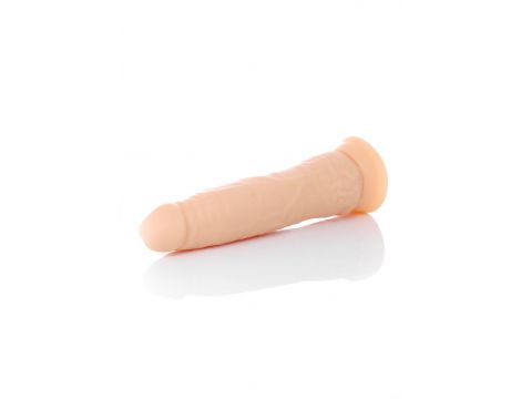Realistyczne dildo cyberskóra 19,5 cm z przyssawką wodoodporne - 7