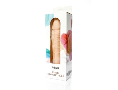 Realistyczne miękkie dildo z cyberskóry z przyssawką B Series Weather