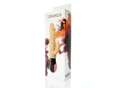 Wibrator realistyczny Uranus cyber skóra USB posuwisto-zwrotny rotacyjny - 2