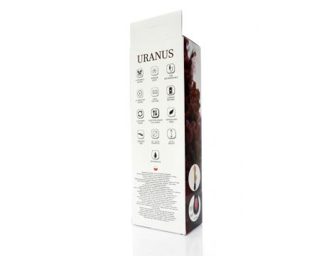 Wibrator realistyczny Uranus cyber skóra USB posuwisto-zwrotny rotacyjny - 7
