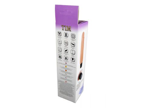 Wibrator realistyczny TIM cyber skórzany EasyLove 7 trybów wodoodporny - 4