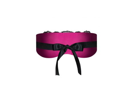 Maska na oczy koronkowa Roseberry fuksjowa Obsessive - 2