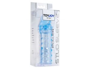 Przedłużka pogrubiająca Power Stud ToyJoy niebieska 15.5 cm