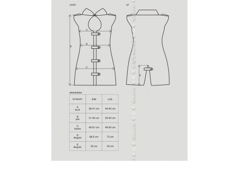 Seksowny kostium stewardessy Obsessive S/M - 3