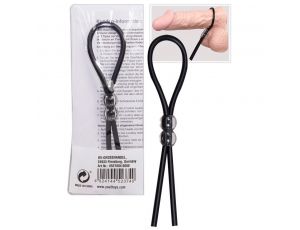 Pierścień erekcyjny silikonowy czarny regulowany You2Toys 24 cm